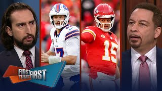 Bills beat Chiefs: Mahomes loses cool, Nick drops banner, Faith in Allen? | NFL | FIRST THINGS FIRST