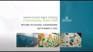FCPS Town Hall Return To School 9-2-20