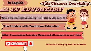 AI in Education: Your Personalized Learning Revolution Explained in english