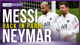 Messi and Neymar are back in training with PSG
