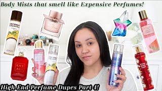 AFFORDABLE BODY MISTS THAT SMELL LIKE HIGH END PERFUMES | DESIGNER PERFUME DUPES PT 2!