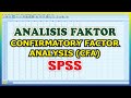 Factor Analysis with SPSS – Confirmatory Factor Analysis (CFA Test) SPSS