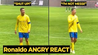 Ronaldo look upset after Al Hilal fans chanted MESSI name in today match | Football News