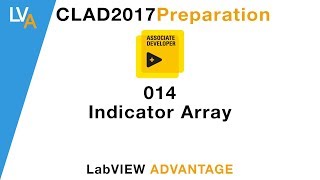 LabVIEW CLAD 014 Indicator Array