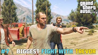 BIGGEST FIGHT WITH TREVOR IN CITY || GTA V Gameplay