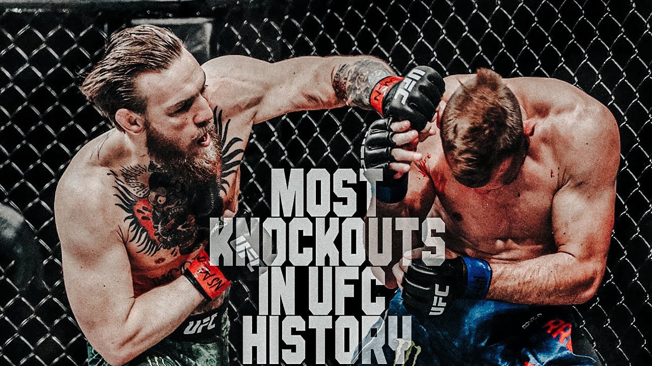 Most Knockouts In UFC History | Top 5 - YouTube