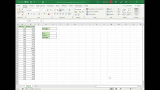How to calculate average percentage in Excel