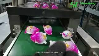 Automatic Full Servomotor Driven 6 pcs of Surprise Egg Making Machine(By Heat Welding Technology)