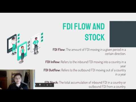 What is FDI flow and stock?