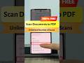 How to Scan Documents to PDF for Free #smartphone