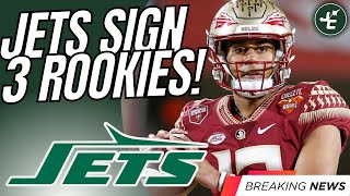 BREAKING: New York Jets SIGN 3 Rookie Draft Picks | Olu Fashanu, Braelon Allen,