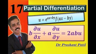 Partial Differentiation || 𝒆^(𝒂𝒙+𝒃𝒚) 𝒇(𝒂𝒙−𝒃𝒚) || 22mat11 ||  18mat21 || Dr Prashant Patil