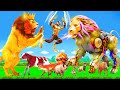 Telugu Stories | Lion King Robot Lion Magic Crown Tiger Animal Stories | Panchatantra Bedtime Story