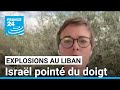 Explosions de bipeurs du Hezbollah au Liban : Israël pointé du doigt • FRANCE 24