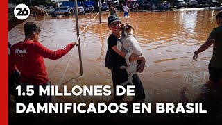 BRASIL | 96 muertos y 1.5 millones de damnificados por las inundaciones