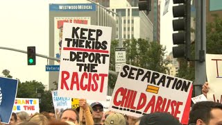 Protesters demand immigrant families be reunited