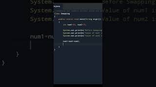Swapping two numbers without using 3rd variable in java | Program in Java | Programs for Beginners