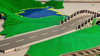 Diagonale Straße einbauen - Bau einer Lego Stadt Teil 202.