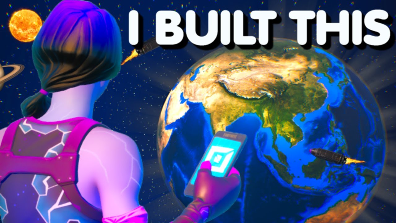 I Built The Entire EARTH In Fortnite - YouTube