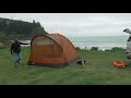 Car CAMPING in RAIN with HUGE TENT
