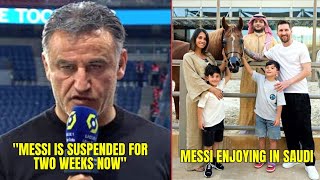 Lionel Messi Suspended For Two Weeks By PSG For Trip to Saudi Arabia | Messi Training Miss | Barca |