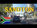 Driving Around Sandton, The safest and best place of Johannesburg |  South Africa.