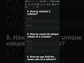 Python interview questions (Pandas) #ai #machinelearning #datascience #dataanalytics #dataengineers