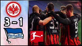 Eintracht Frankfurt 3 ​- 1 Hertha BSC | Highlights | Bundesliga