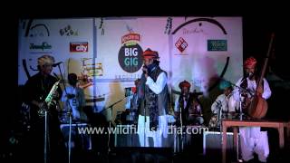 'Jhir Mir Barase' Mame Khan Manganiyar and group performing in Mussoorie