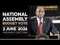 President Cyril Ramaphosa tables the 2026/2027 Presidency Budget Vote in the National Assembly.
