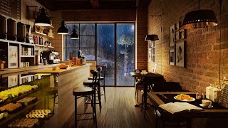 Jazz Piano Music - Slow Jazz Background Music with Rain for Study, Work, Relax