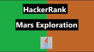 Mars Exploration Hackerrank Solution - java 8| Hackerrank Algorithm