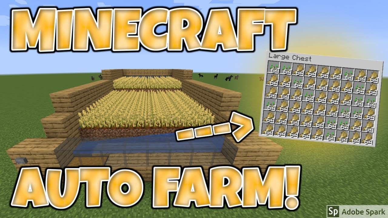 How To Build A Automatic Farm In Minecraft Builders Villa