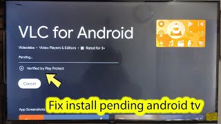 Fix download pending play store android  MI TV