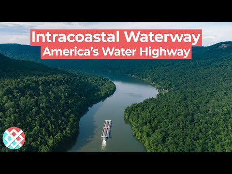 What is the main purpose of the Gulf Intracoastal Waterway *?