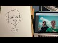 EXAGGERATING FEATURES DRAWING CARICATURES WITH CARTOON MARK