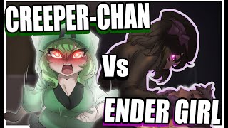 Creeper-Chan Vs Endergirl (Minecraft Comic Dub)