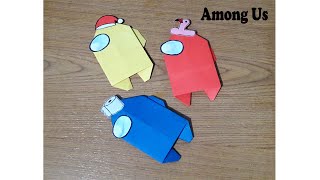 AMONG US / How to make Among Us Game Character / Paper Craft for kids / Baby Craft