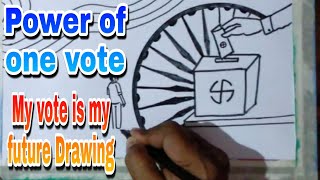 National Voters day Drawing  / Voters Awareness Drawing for Competition