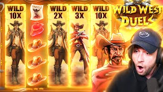 HUNTING for the FULL SCREEN on WILD WEST DUELS!! So Many Insane Wins!! (Highlights)