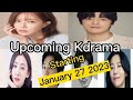 Upcoming KDrama