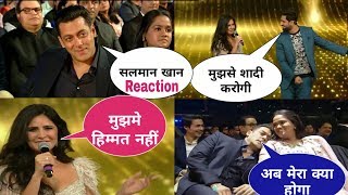 Salman Khan reaction when Vicky Kaushal proposed Katrina  - Star Screen Awards 2019