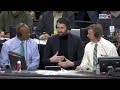 Kevin Love joins Fred & AC on commentary during Cavs vs. Pistons