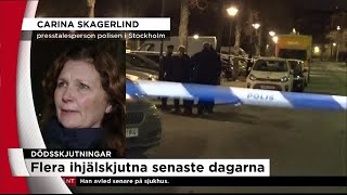 ”Flera personer larmade om skottlossning” - Nyheterna (TV4)