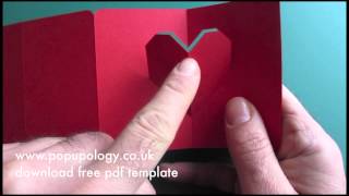 Mini Pop Up Valentine's Card # 2 Tutorial