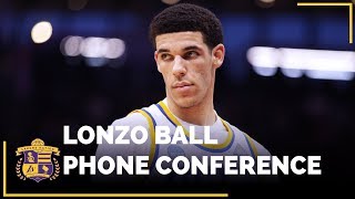 Lonzo Ball After Being Drafted By The Lakers At No. 2 (Audio)