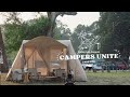 VLOG 18 | Relaxing Camping by The Beach | ASMR | Campers Unite | Cherating Pahang | Sound of Waves