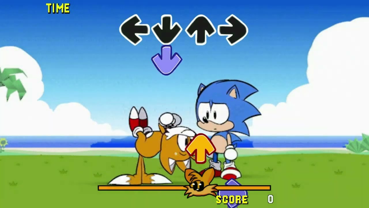 Friday Night Funkin' Ordinary Sonic vs Tails Spinning - Friends From The Future (FNF Mod/Sonic.EXE)