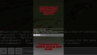 How to use the /playsound /stopsound /music commands in Minecraft Bedrock #bedrock #commands