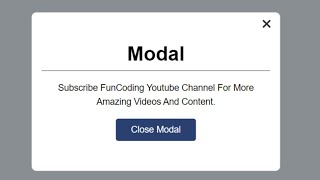 Built Modal Popup with HTML CSS & Javascript | Hindi Tutorial